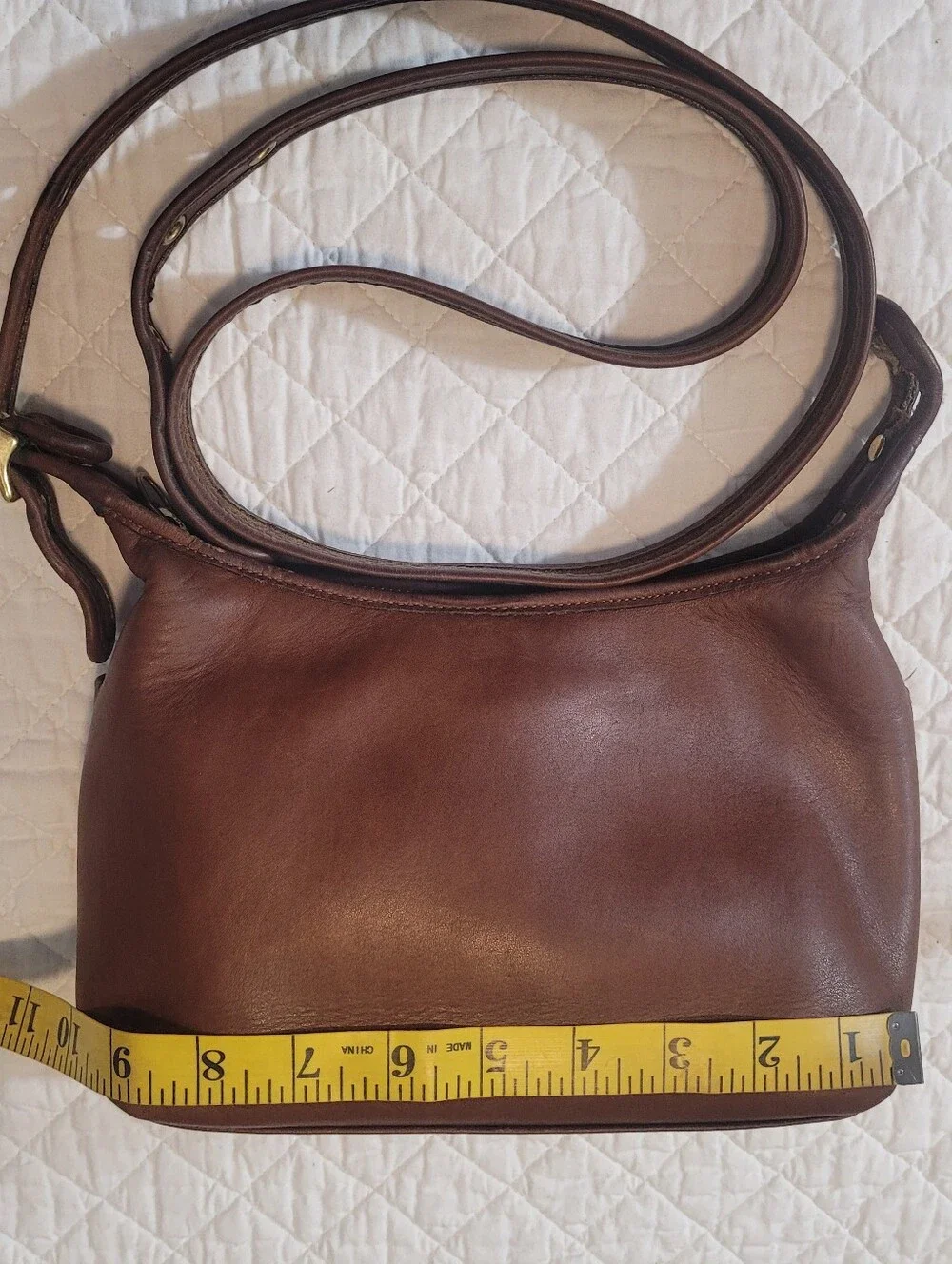 Vintage PROJECT BAG Classic Legacy Coach Bag 9136. MISSING ONE BUCKLE STRAP